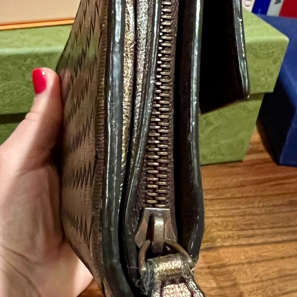 Bottega Venetta bronze, long wallet - Picture 5 of 12